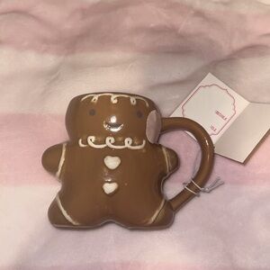 NWT TikTok‎ Viral Gingerbread Heart Mug